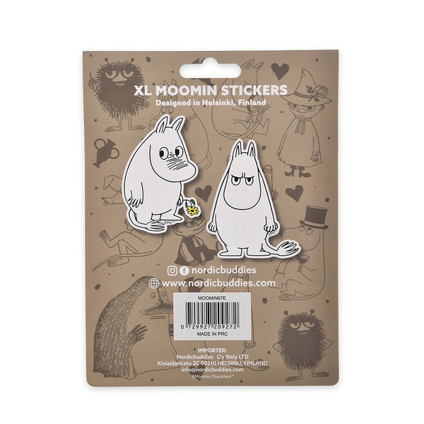 Moomintroll Angry XL Stickers 2-set | Moomin Shop United States - The ...