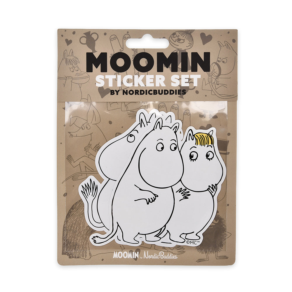 Moomintroll & Snorkmaiden XL Stickers 2-set - The Official Moomin Shop