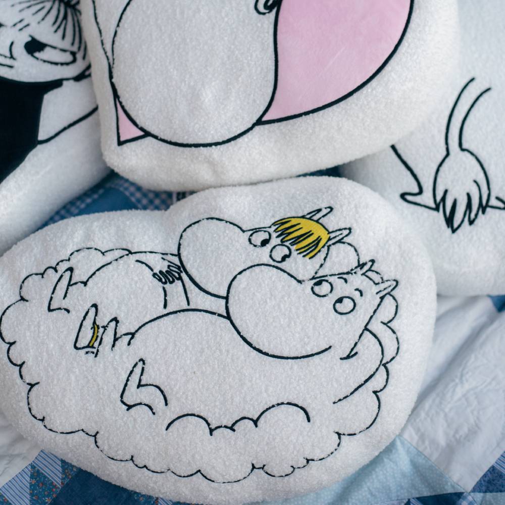 Moomin Cloud Cushion White - The Official Moomin Shop