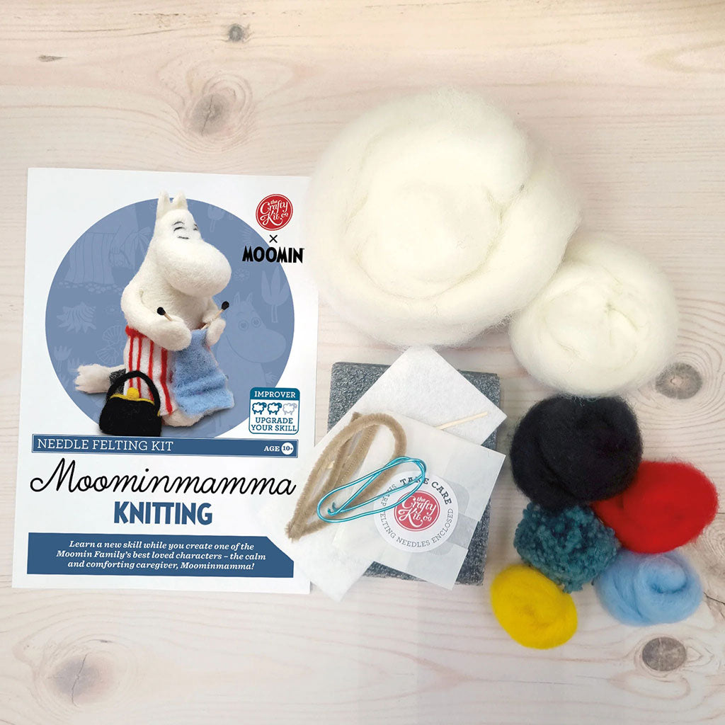 3D Needle Felting Kit Moominmamma Knitting - The Crafty Kit Company