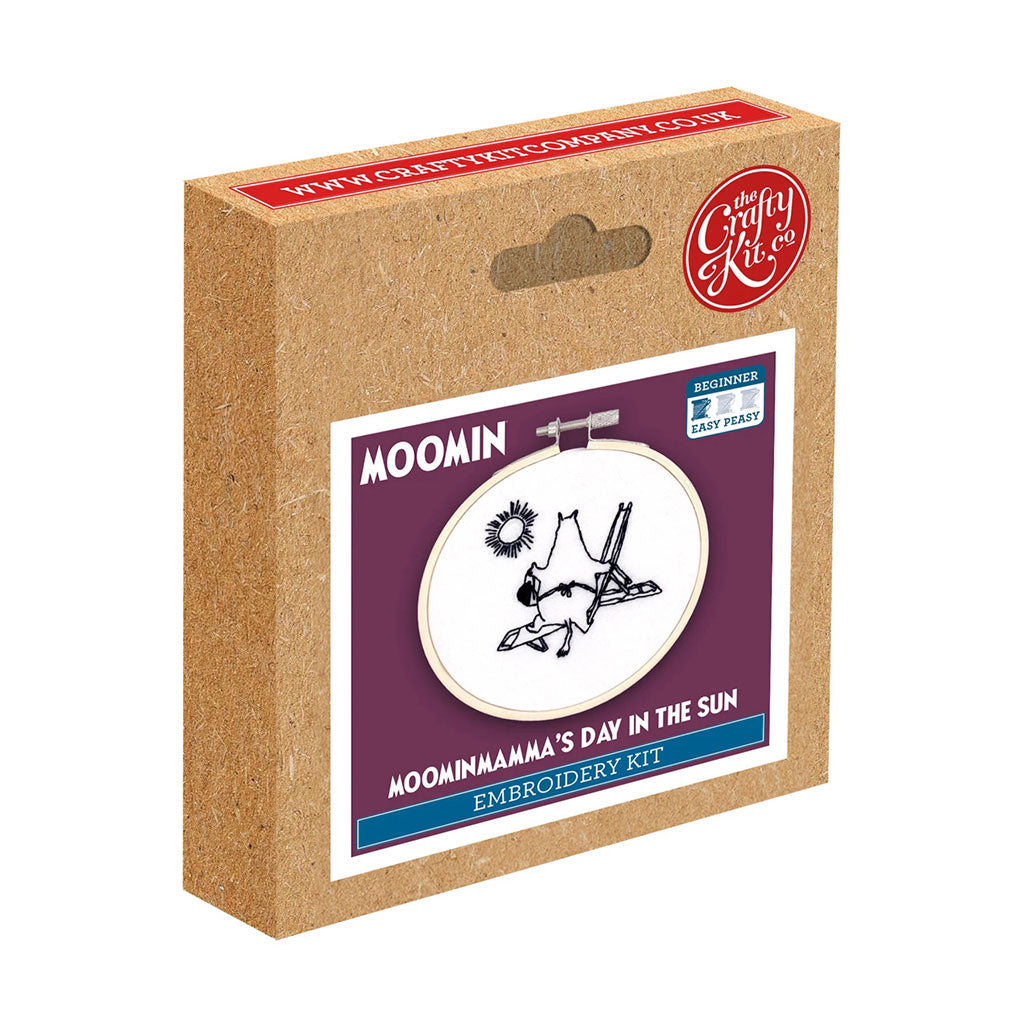 Moominmamma&#39;s Day In The Sun Mini Embroidery Kit - The Crafty Kit Company