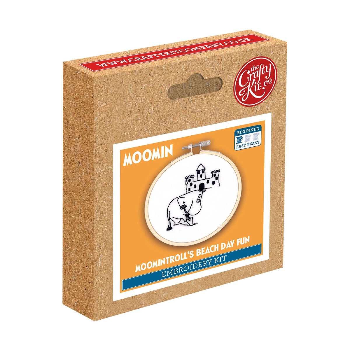 Moomintroll&#39;s Beach Day Fun Mini Embroidery Kit