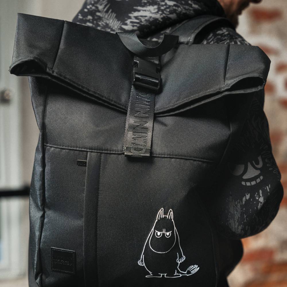 Moomintroll Angry Backpack Black - The Official Moomin Shop