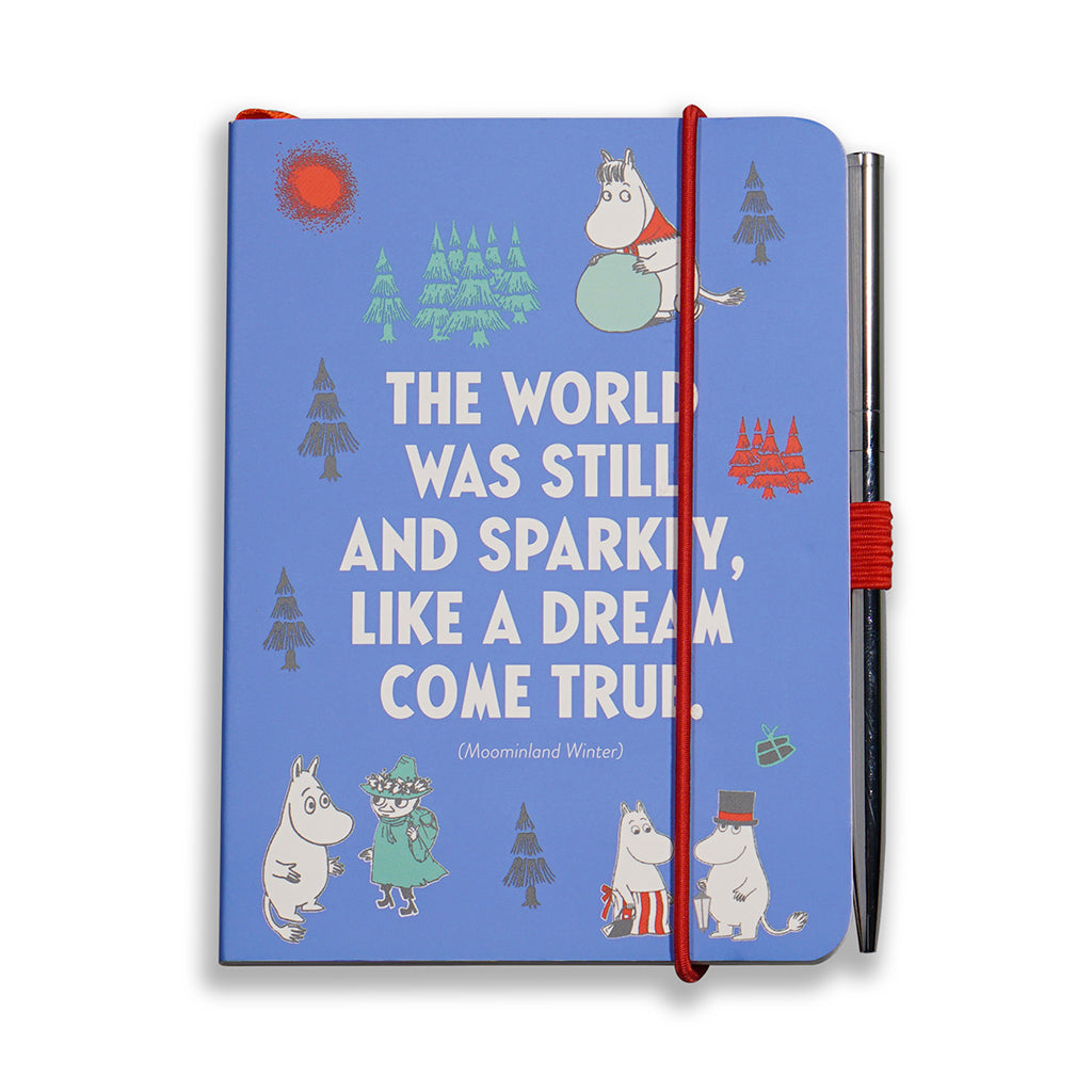 Moomin Winter Edition A6 Notebook & Pen | Moomin Shop United States