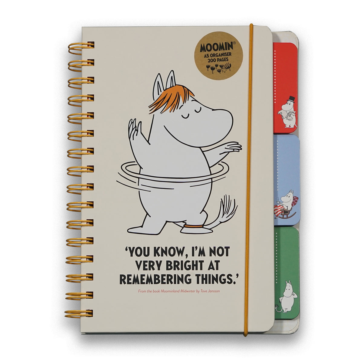 Moomin Get Organised Notebook A5 (In A Spin)