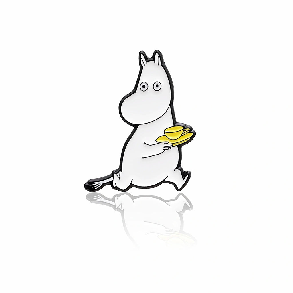 Moomintroll With Coffee Pin - Pinbox | Moomin Shop United States