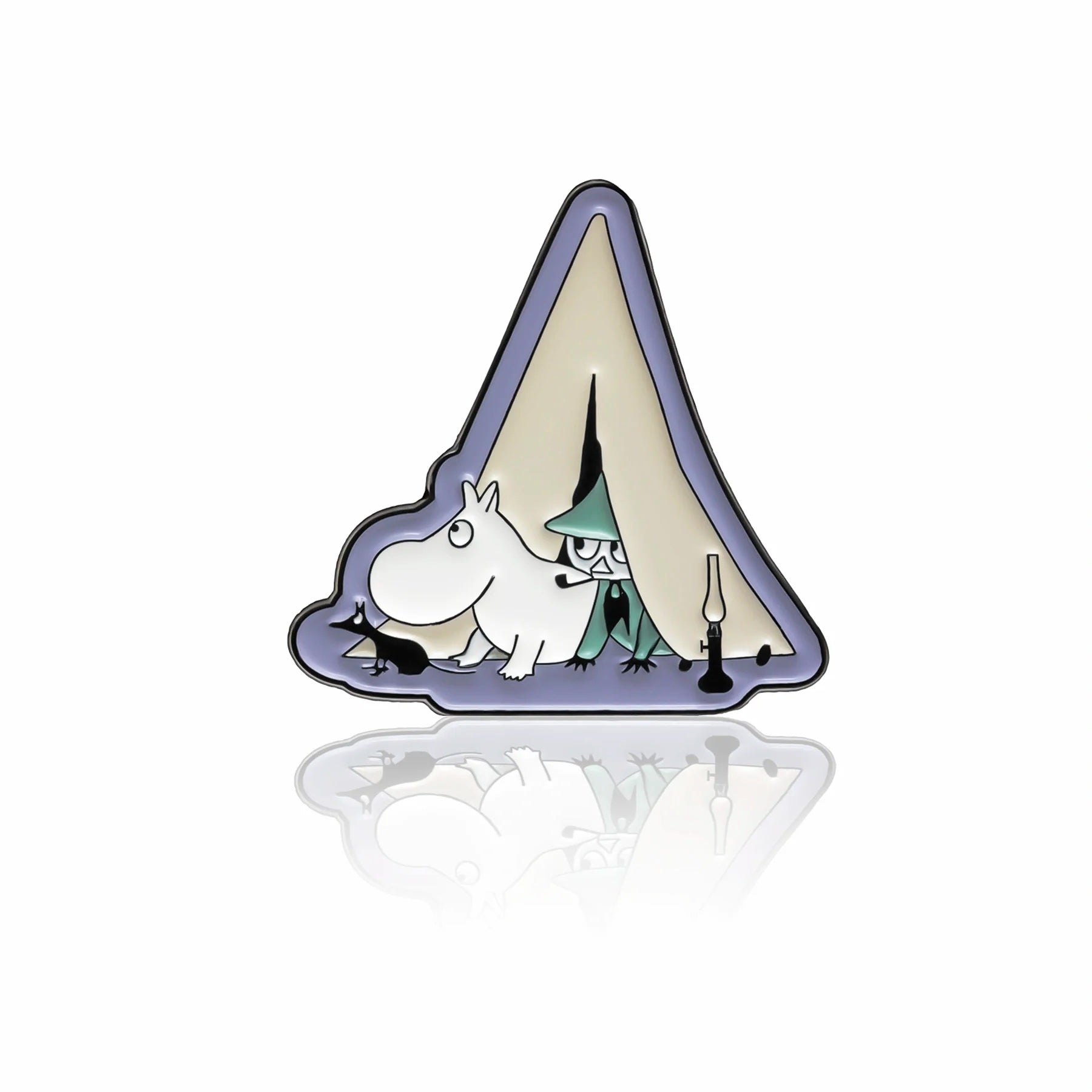 Moomintroll And Snufkin Camping Pin | Moomin Shop United States