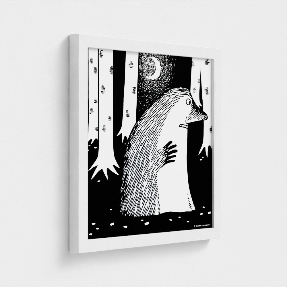 The Groke By Moonlight Fine Art Framed Print