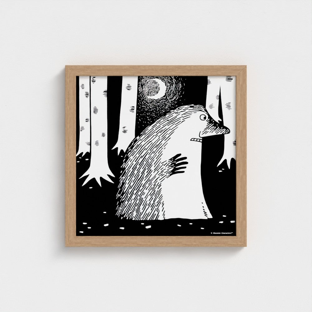 The Groke By Moonlight Fine Art Framed Print