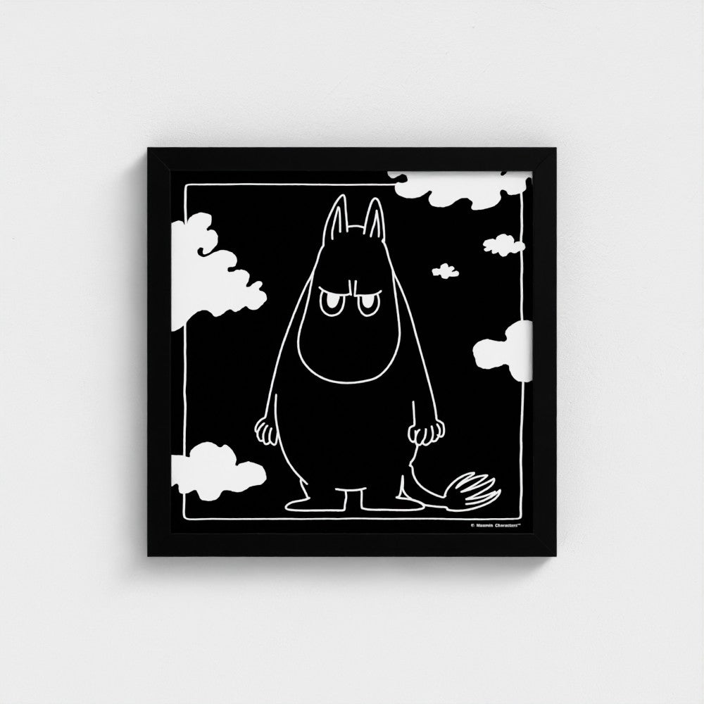 Angry Moomintroll Square Fine Art Framed Print | Moomin Shop United States