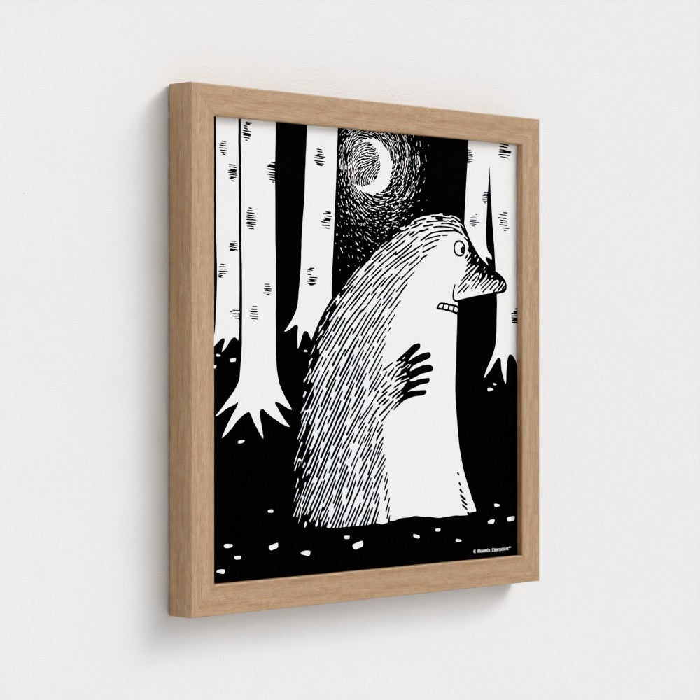 The Groke By Moonlight Fine Art Framed Print
