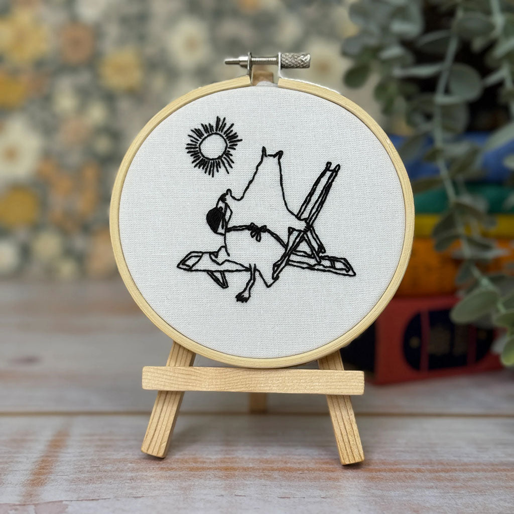Moominmamma&#39;s Day In The Sun Mini Embroidery Kit - The Crafty Kit Company | Moomin Shop United States