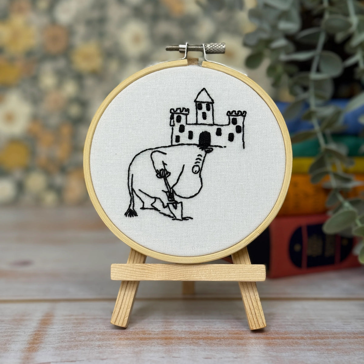 Moomintroll&#39;s Beach Day Fun Mini Embroidery Kit - The Crafty Kit Company | Moomin Shop United States