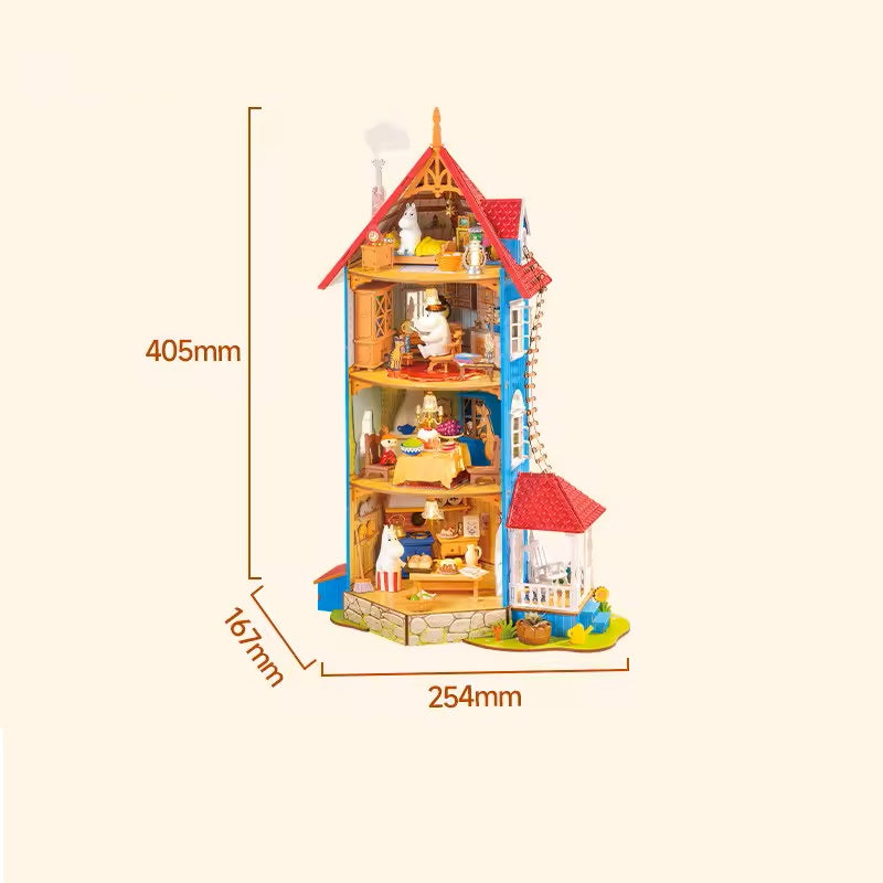 Moominhouse DIY 3D Dollhouse