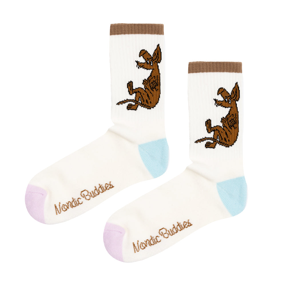 Sniff Retro Socks 36-42 White - The Official Moomin Shop