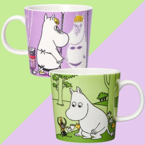 Snorkmaiden &amp; Moomintroll Mugs 10 oz Bundle - Moomin Arabia