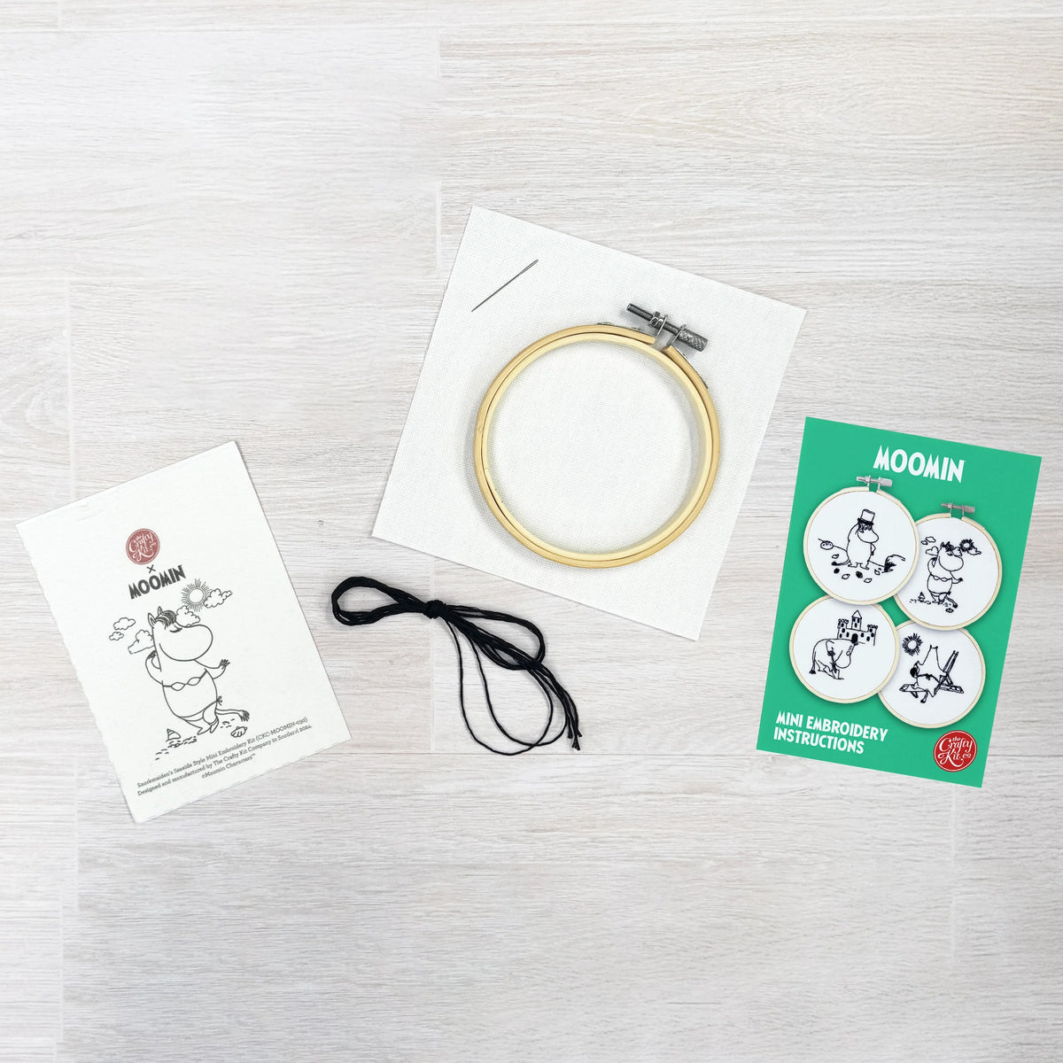 Snorkmaiden&#39;s Seaside Style Mini Embroidery Kit - The Crafty Kit Company