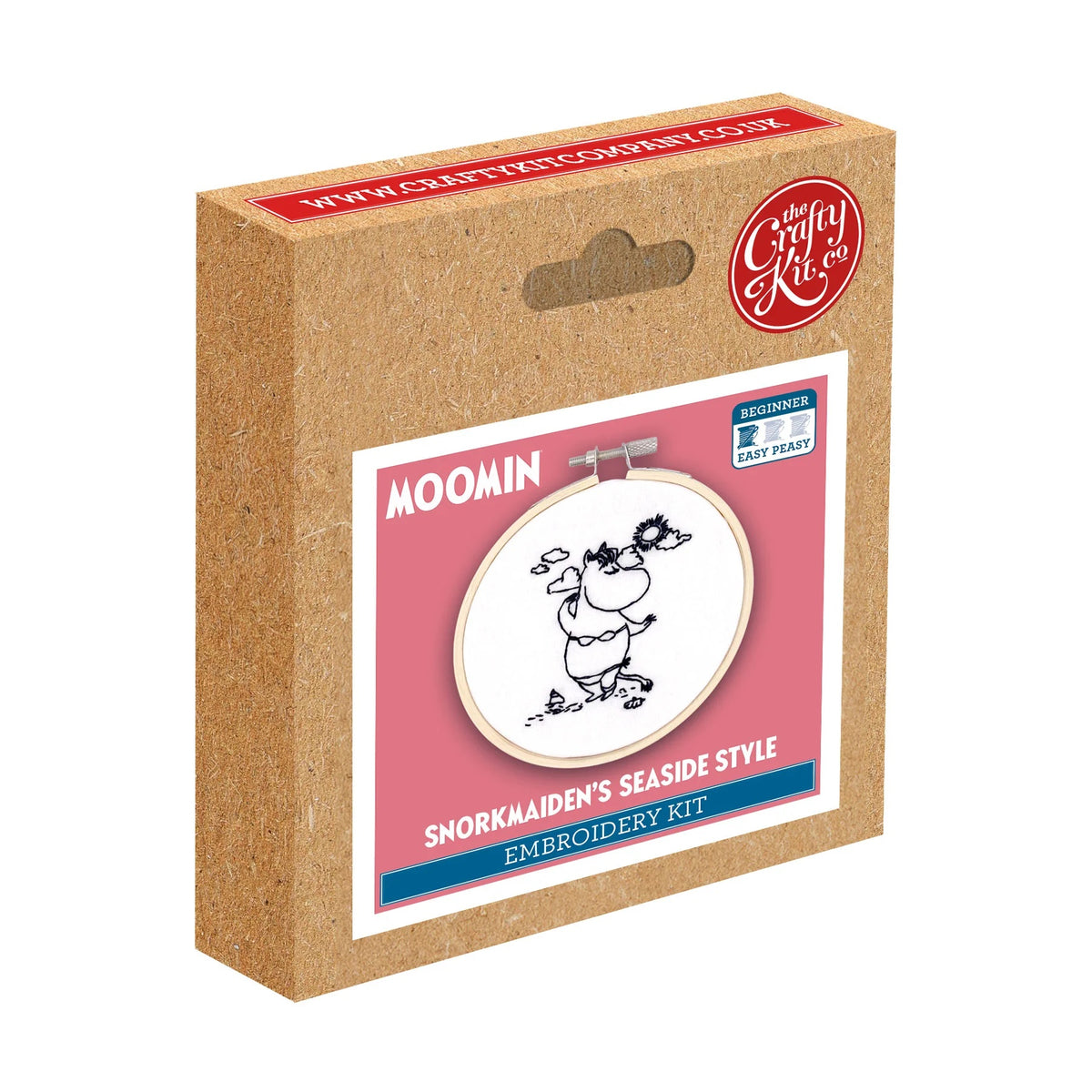 Snorkmaiden&#39;s Seaside Style Mini Embroidery Kit - The Crafty Kit Company