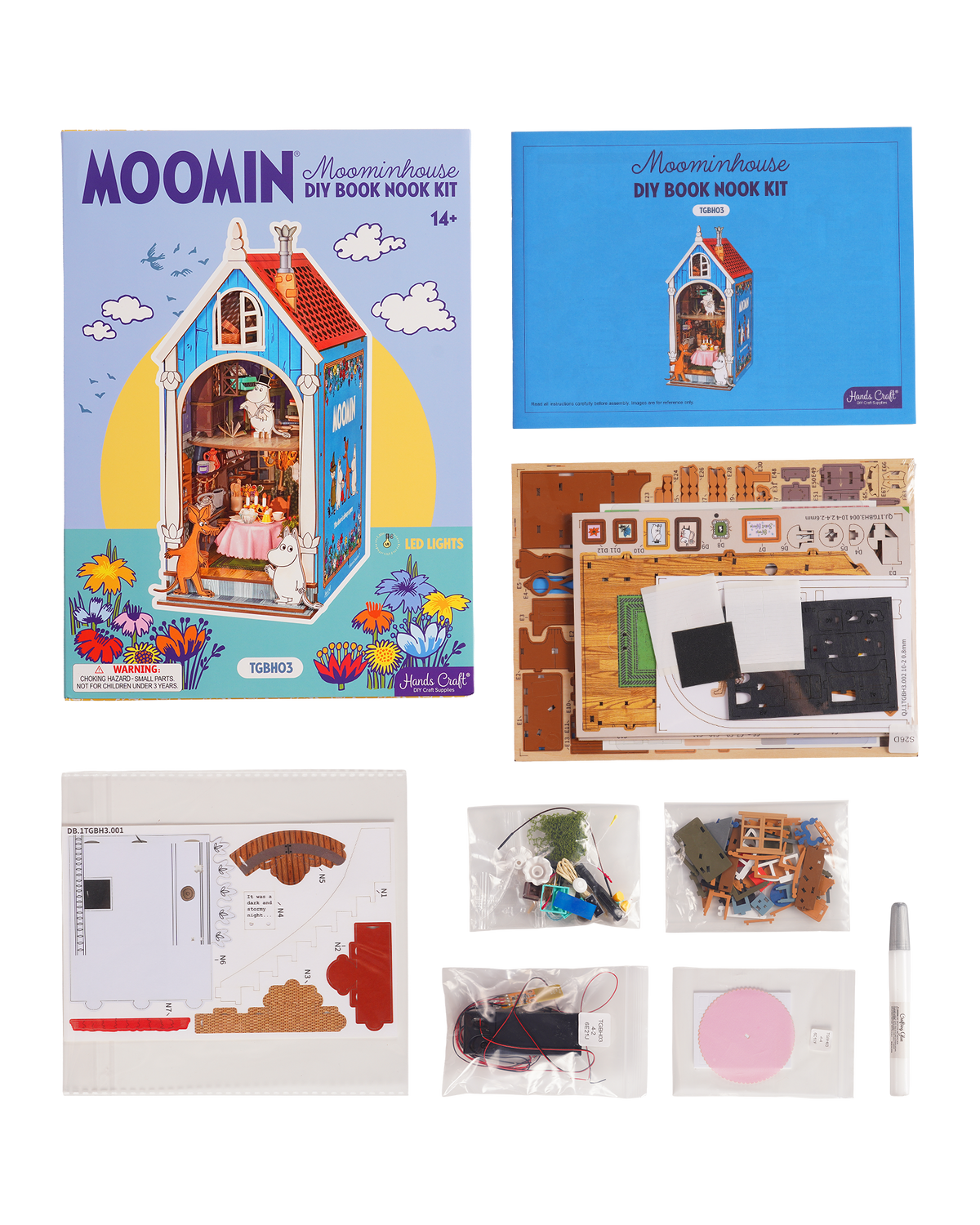 Moomin House Book Nook Kit