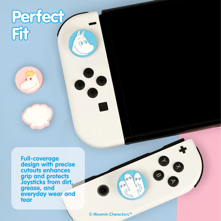 Moomin Nintendo Switch Thumb Grip Caps Series 1 - Moomintroll/Snorkmaiden: