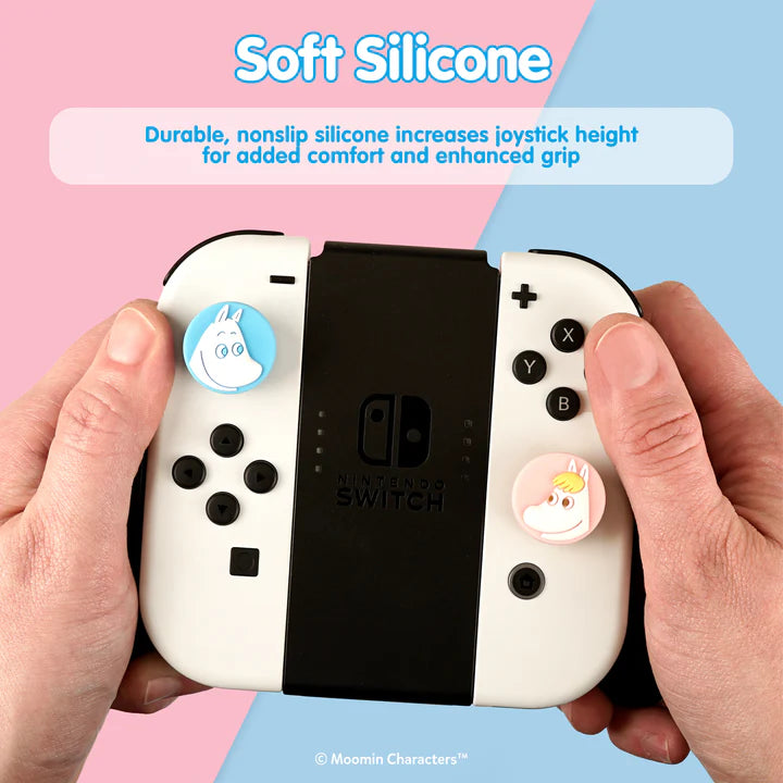 Moomin Nintendo Switch Thumb Grip Caps Series 1 - Moomintroll/Snorkmaiden: