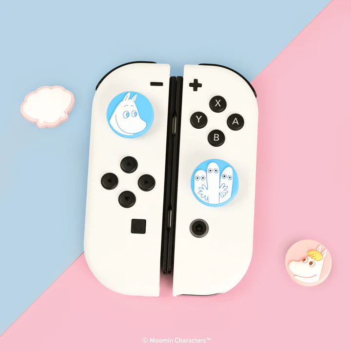 Moomin Nintendo Switch Thumb Grip Caps Series 1 - Moomintroll/Snorkmaiden: