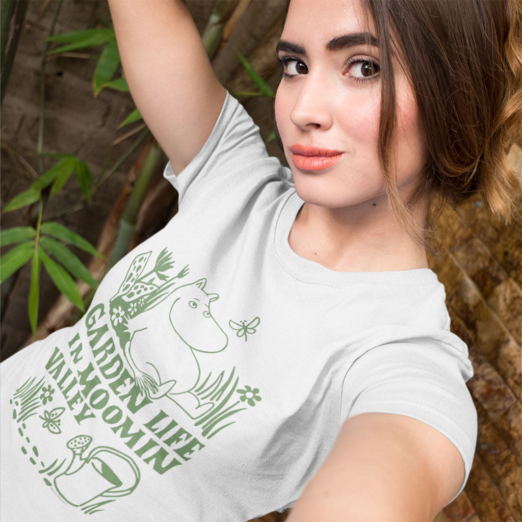 Moomintroll Garden Life In Moomin Valley Adult T-Shirt