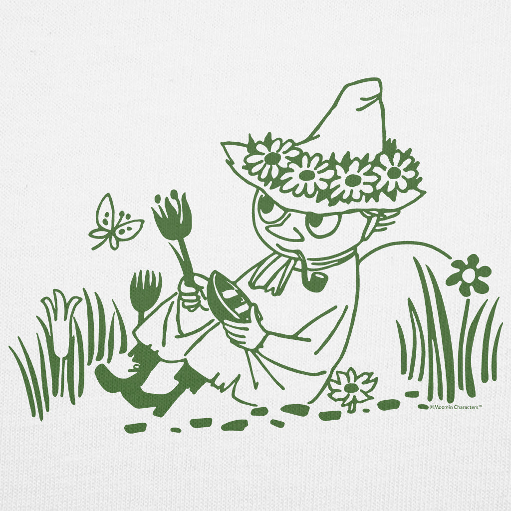 Snufkin Relaxing In The Garden Adult Baseball T-Shirt