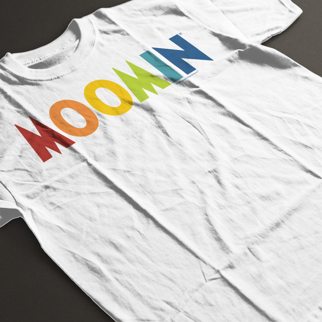 Moomin Rainbow Logo Adult T-Shirt