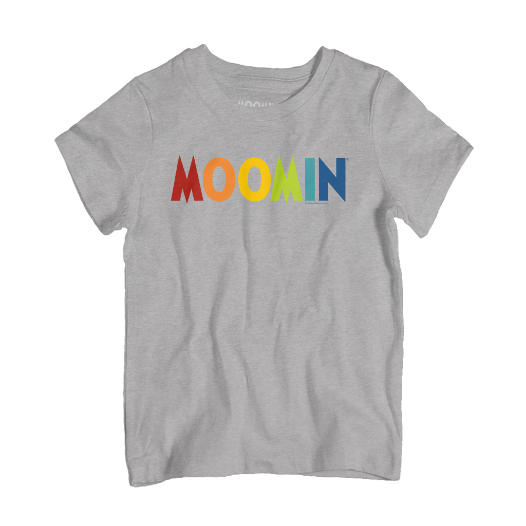 Moomin Rainbow Logo Kids T-Shirt | Moomin Shop US