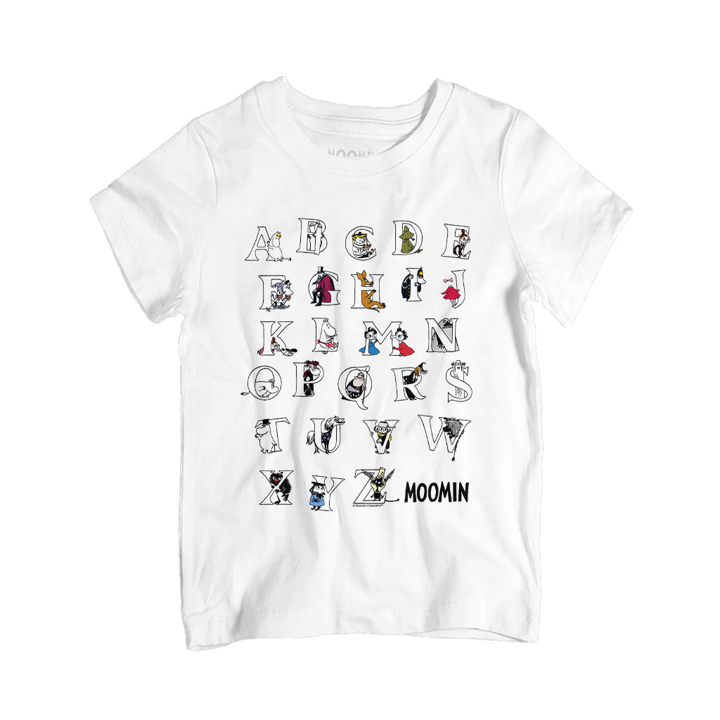 Moomin Colour Alphabet Toddler T-Shirt | Moomin Shop US