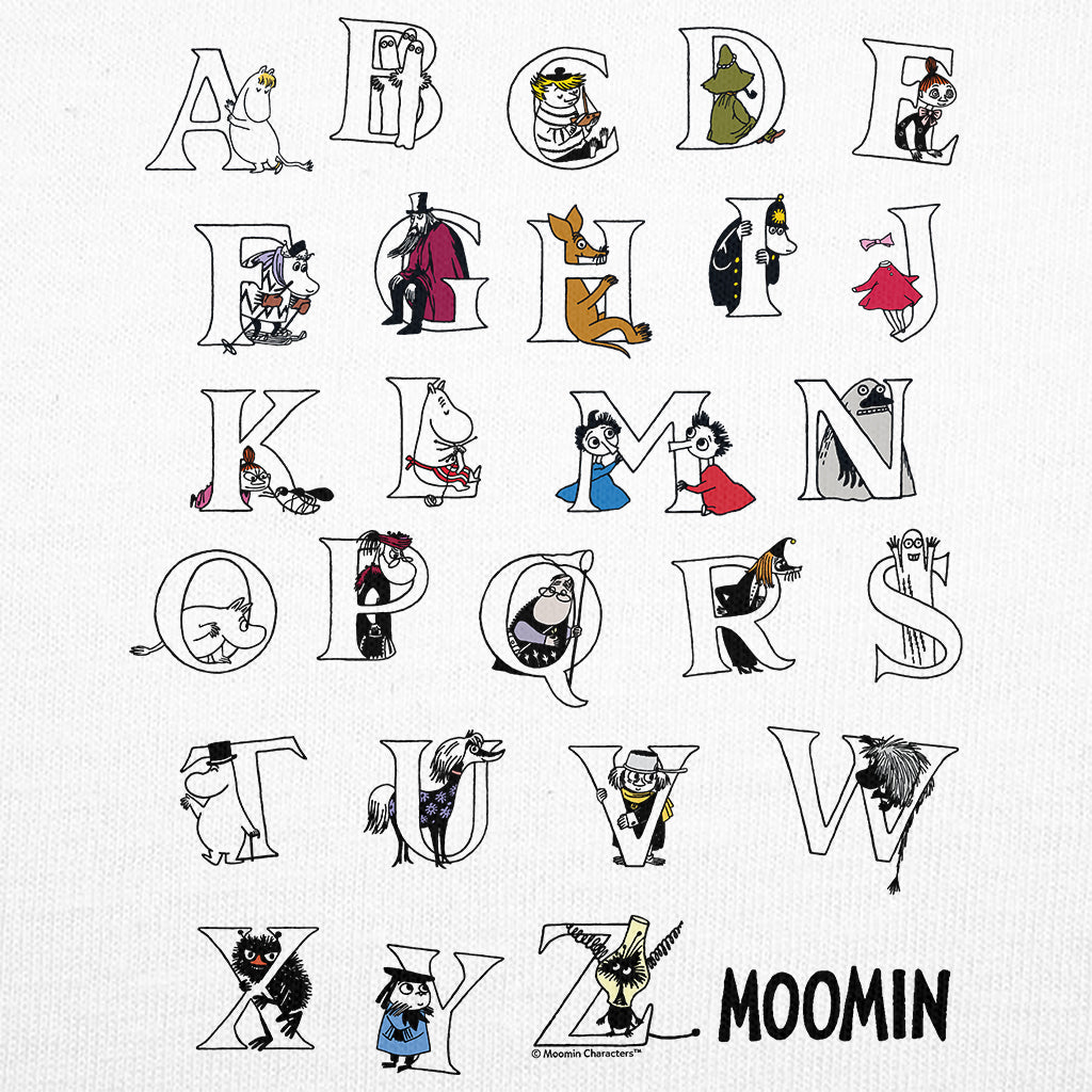 Moomin Color Alphabet Toddler T-Shirt