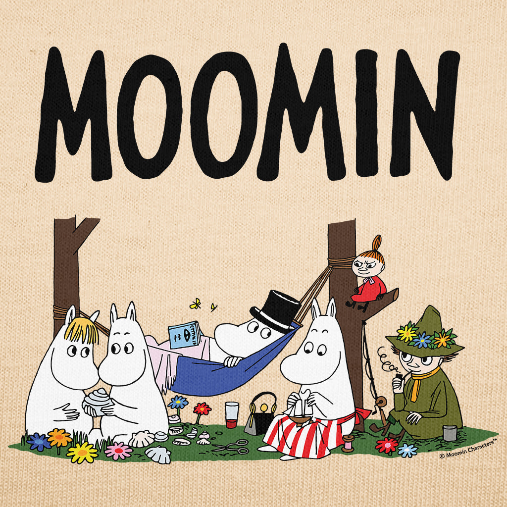 Moomin Family Relaxing Adult T-Shirt