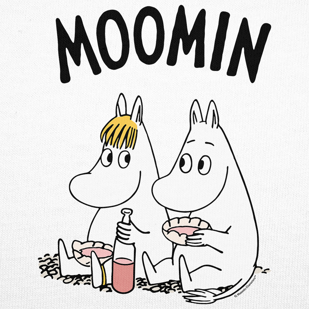 Moomin Moomintroll Snorkmaiden Drinking From Shells Baby T-Shirt