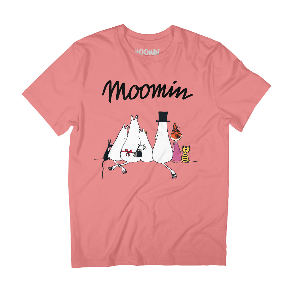 Moomin Family Sitting Adult T-Shirt | Moomin Shop US