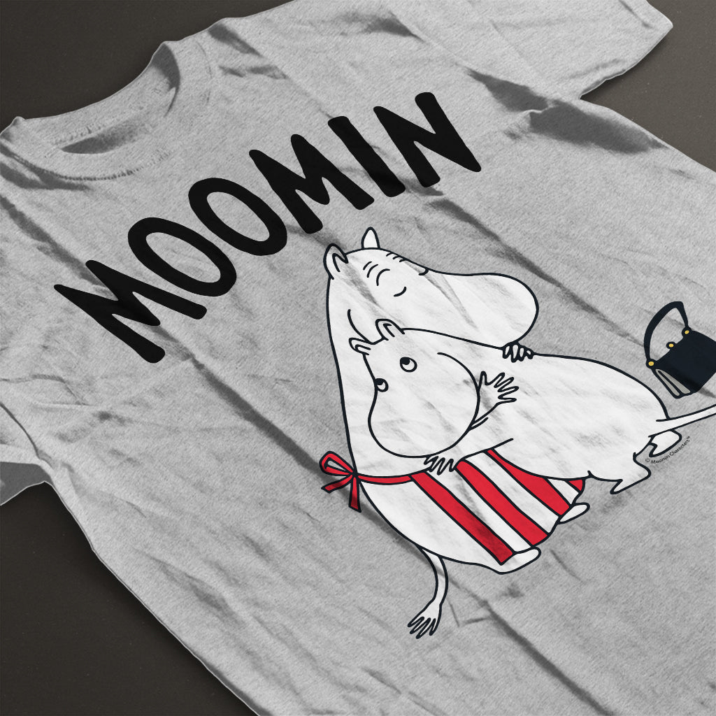 Moominmamma And Moomintroll Hugging Adult T-Shirt