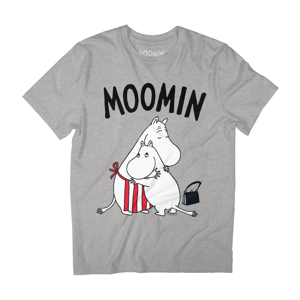 Moominmamma And Moomintroll Hugging Adult T-Shirt | Moomin Shop US