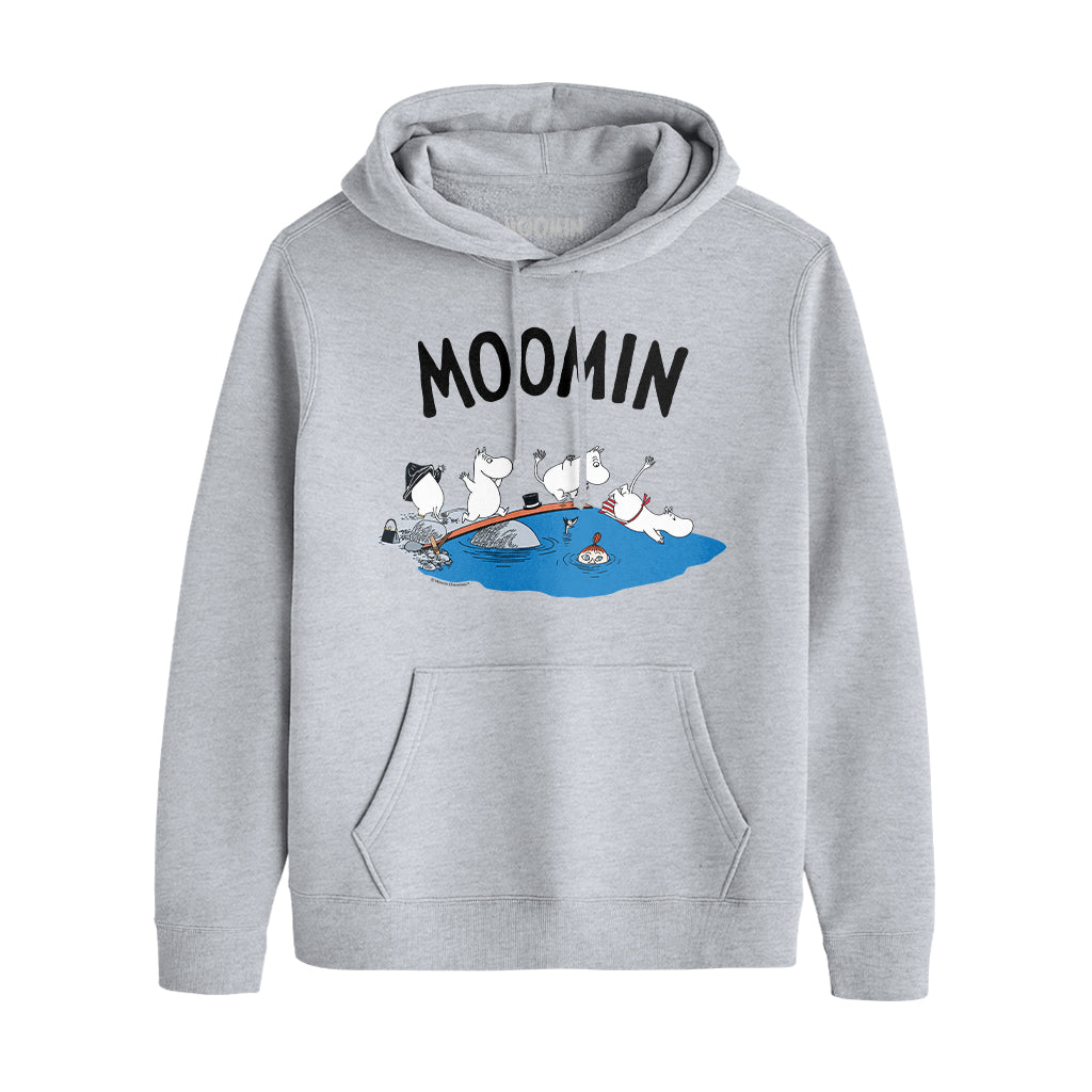 Moomin Family Diving Adult Hoodie | Moomin Shop US