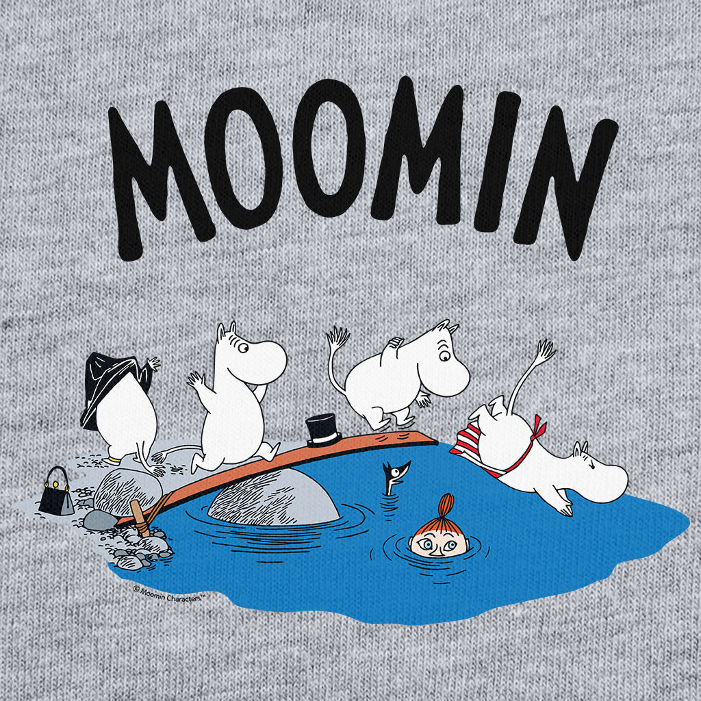 Moomin Family Diving Baby T-Shirt