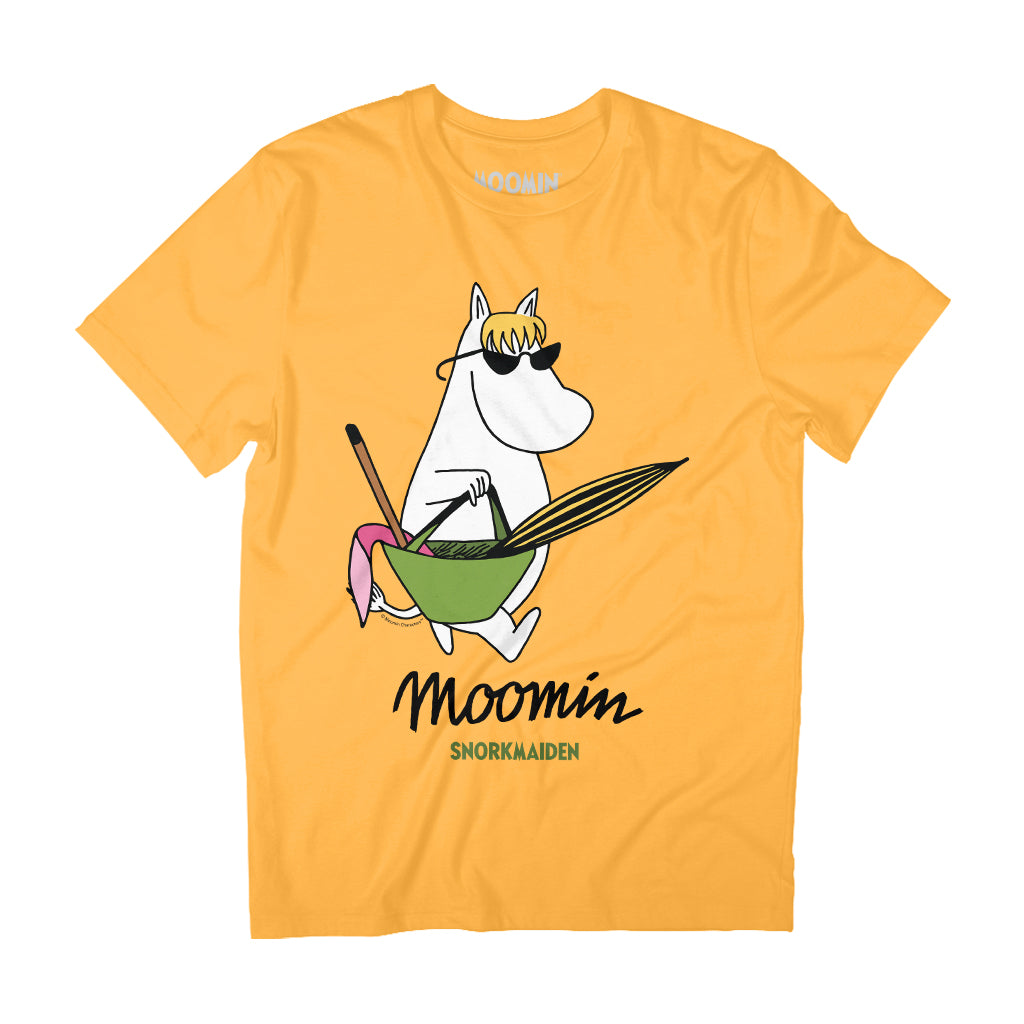 Moomin Snorkmaiden Going To The Beach Adult T-Shirt | Moomin Shop US