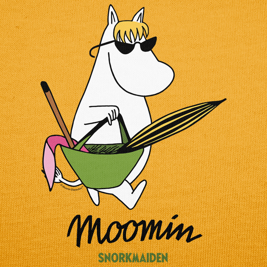 Moomin Snorkmaiden Going To The Beach Adult T-Shirt