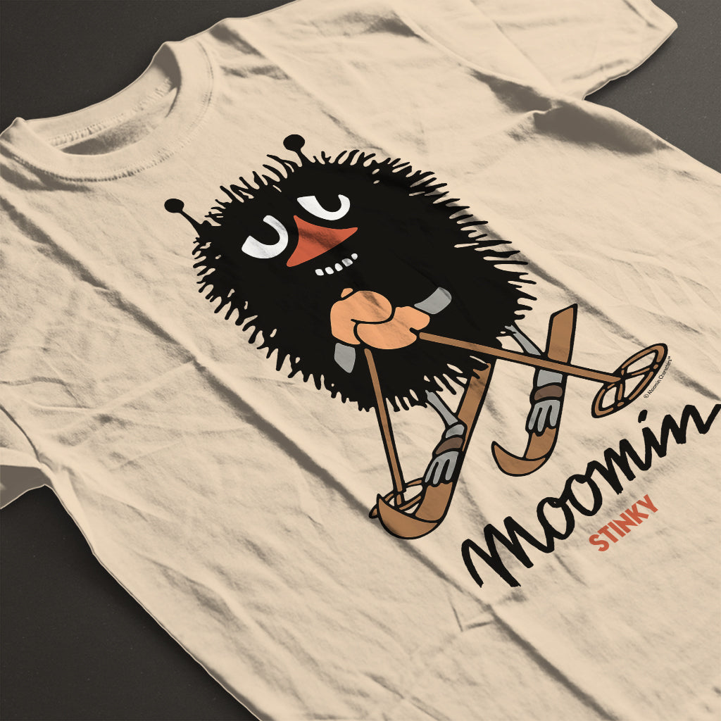 Moomin Stinky On Skis Adult T-Shirt