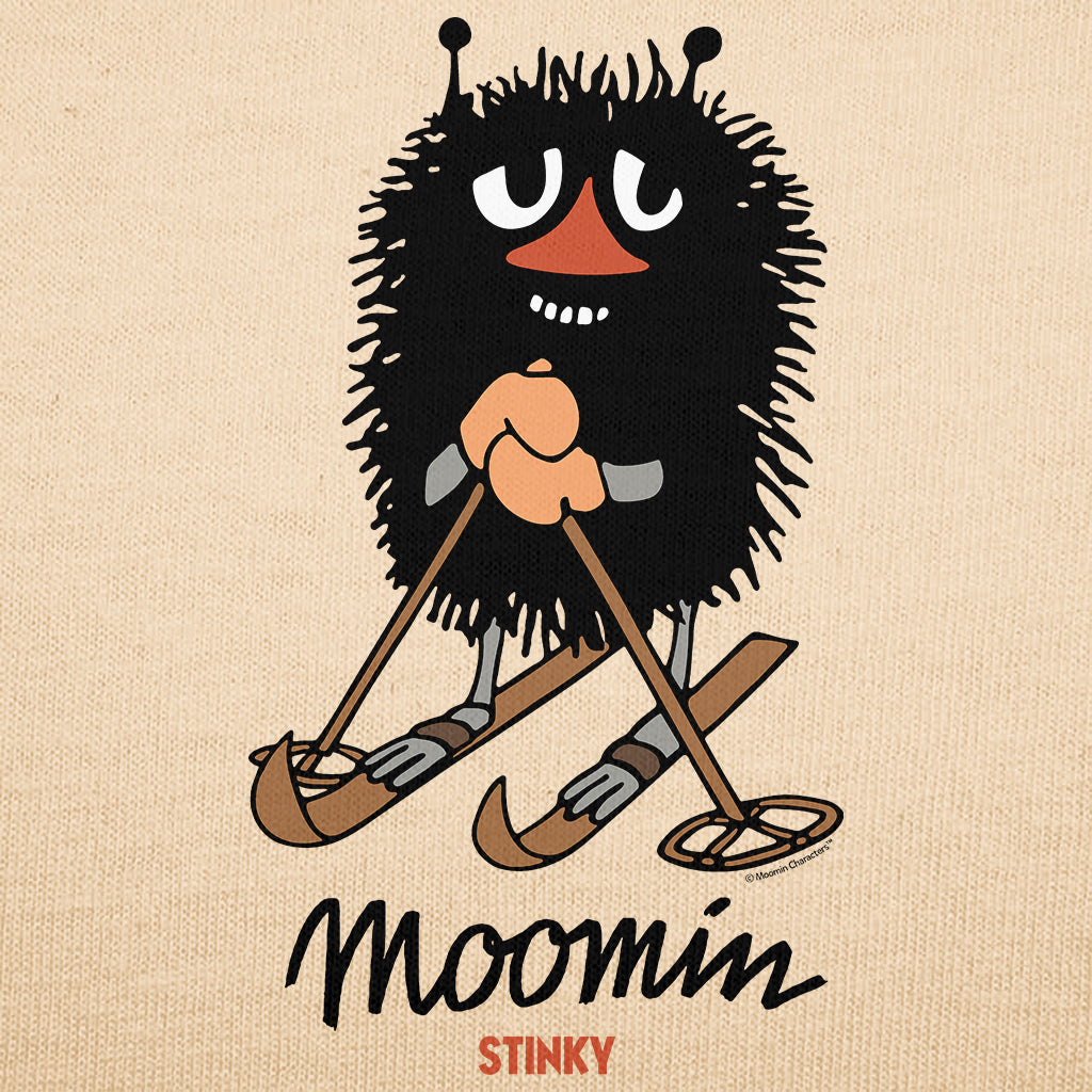 Moomin Stinky On Skis Adult T-Shirt