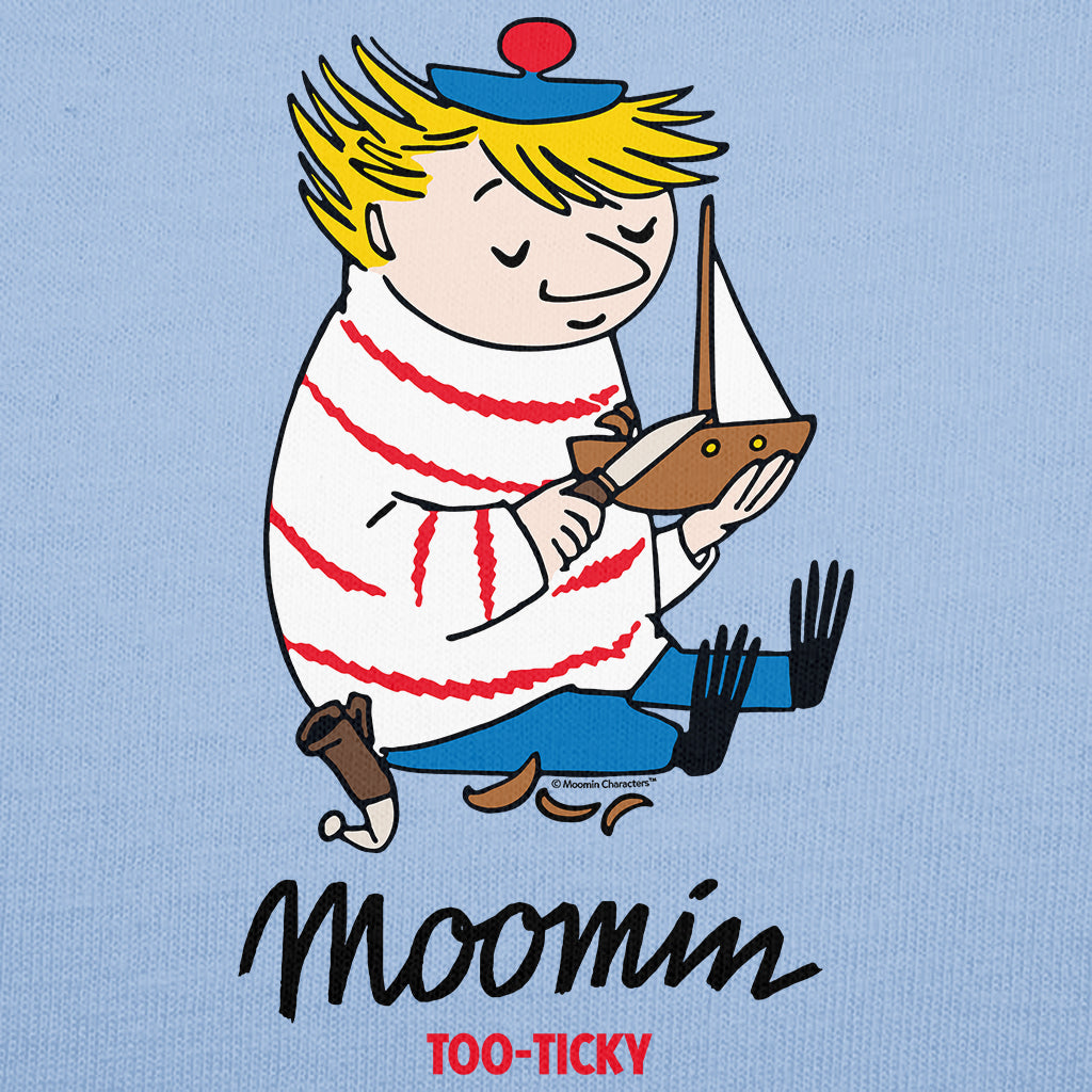 Moomin Too-Ticky Carving Boat Kids T-Shirt