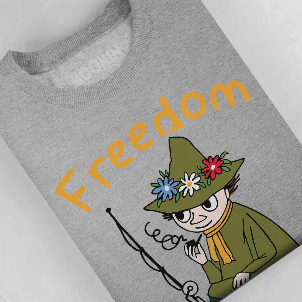 Snufkin With His Fishing Rod Freedom Adult Sweatshirt