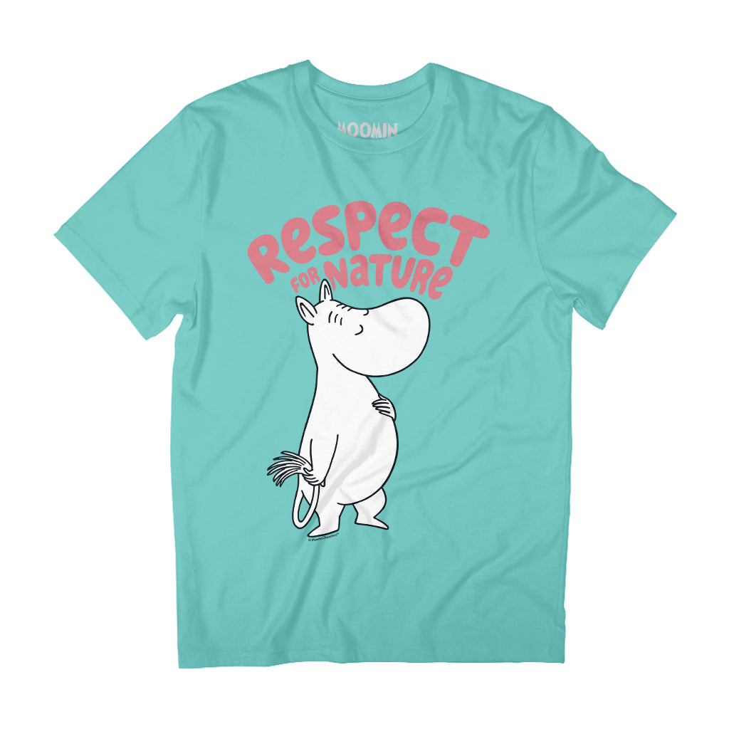 Moomintroll Respect For Nature Adult T-Shirt | Moomin Shop US