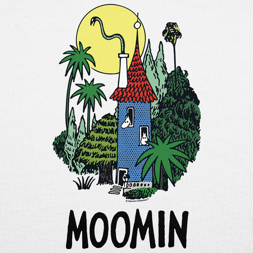 Moomin Moominhouse Adult Baseball T-Shirt