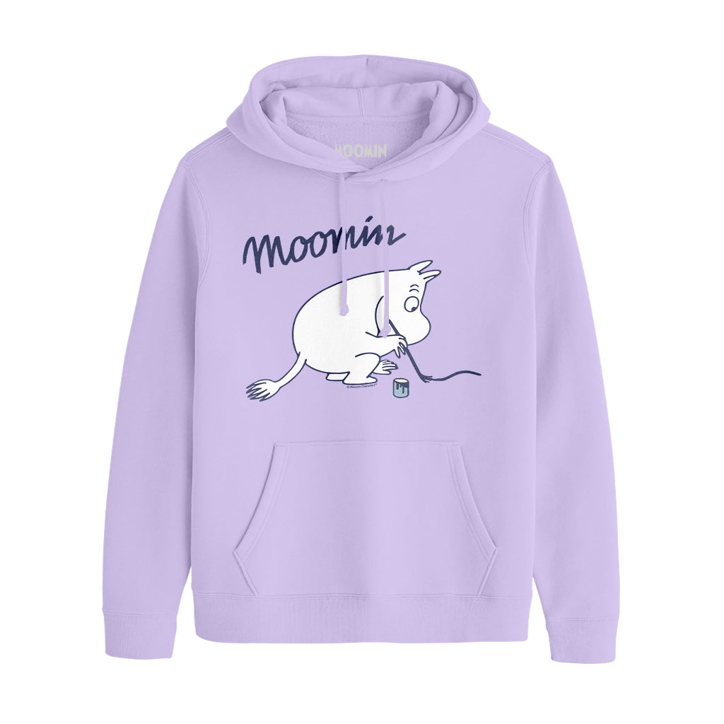 Moomin Moomintroll Painting Adult Hoodie | Moomin Shop US