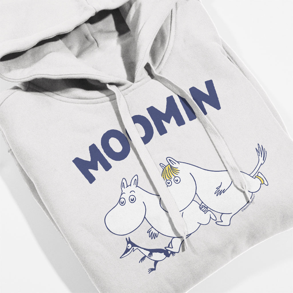 Moomin Moomintroll Snorkmaiden Running Adult Hoodie