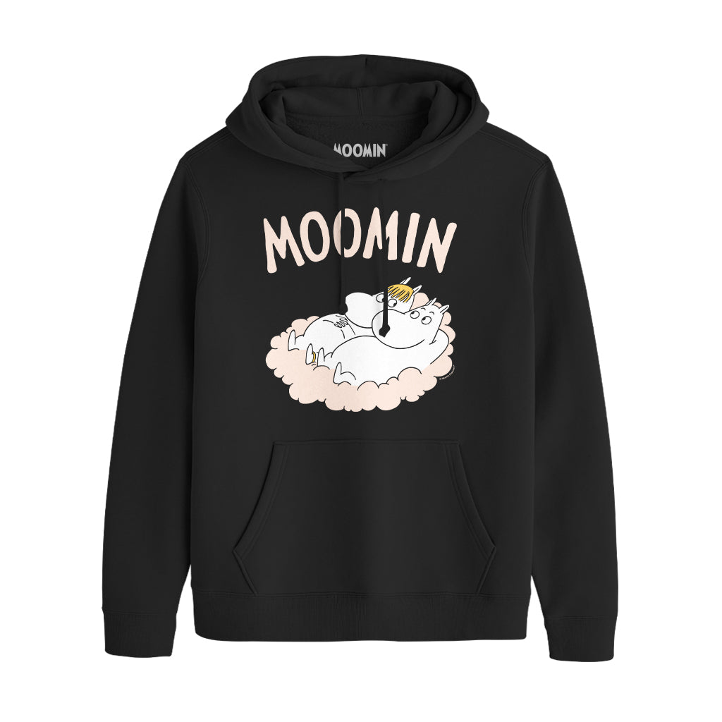 Moomin Moomintroll And Snorkmaiden Relaxing On A Cloud Adult Hoodie | Moomin Shop US